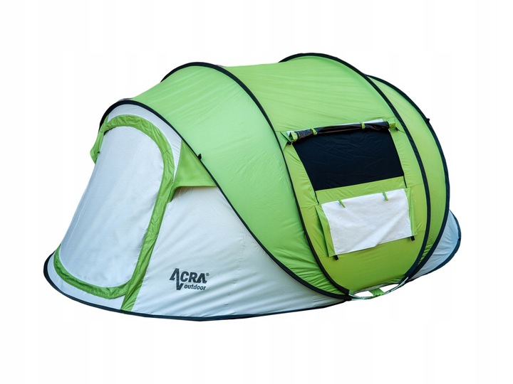 ACRA samorozkládací stan Outdoor ST30 pro 2-3 osoby, zelený, 2sek nejlevnější