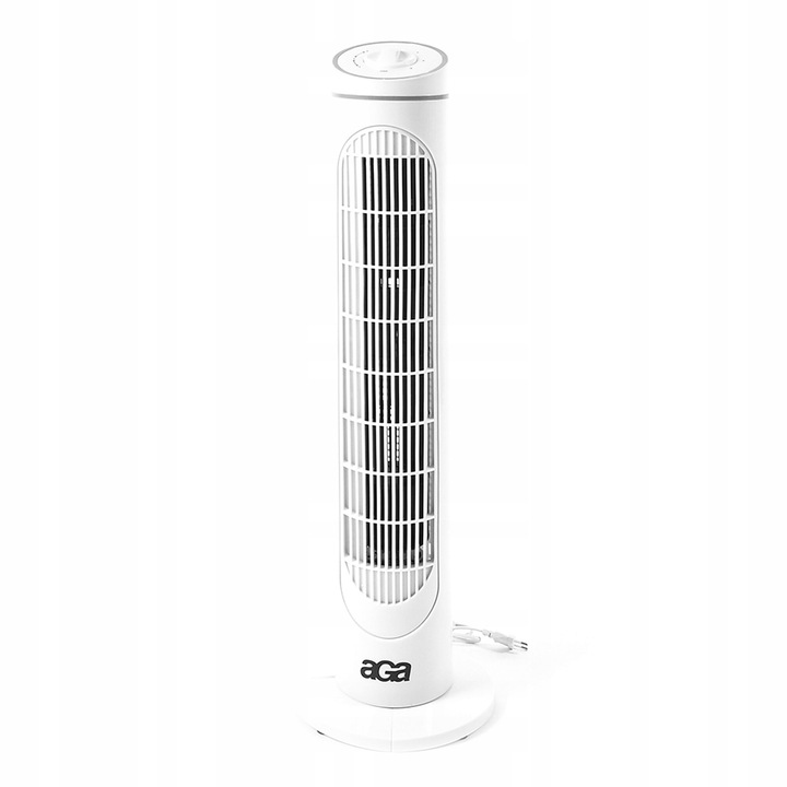 Aga Sloupový ventilátor 76 cm Bílý