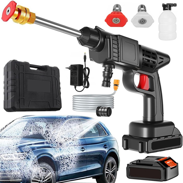 AKUMULÁTOROVÁ TLAKOVÁ MYČKA BEZDRÁTOVÁ ZAHRADNÍ + 2X BATERIE SADA