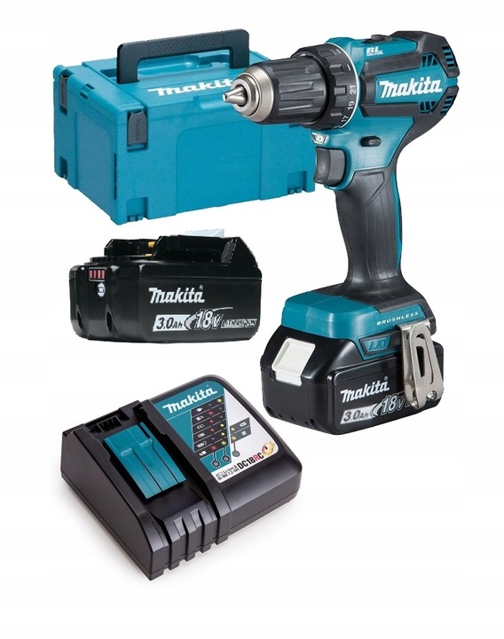 Aku vrtačka 2X 18V Makita DDF485RFJ akumulátorová vrtačka