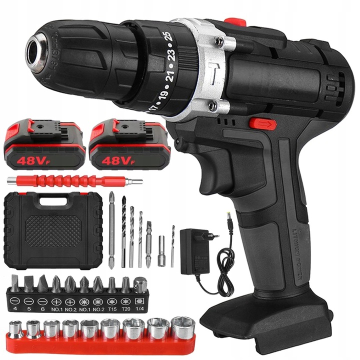 AKU VRTAČKA 48V + 2 AKUMULÁTORY