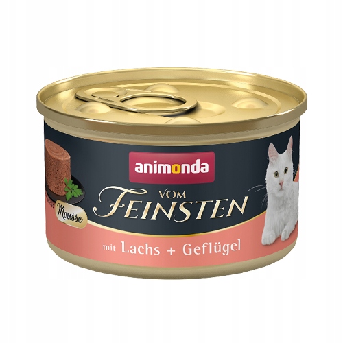 Animonda KOČKA vom Feinsten Mus konzerva 85 g – Losos + Drůbež