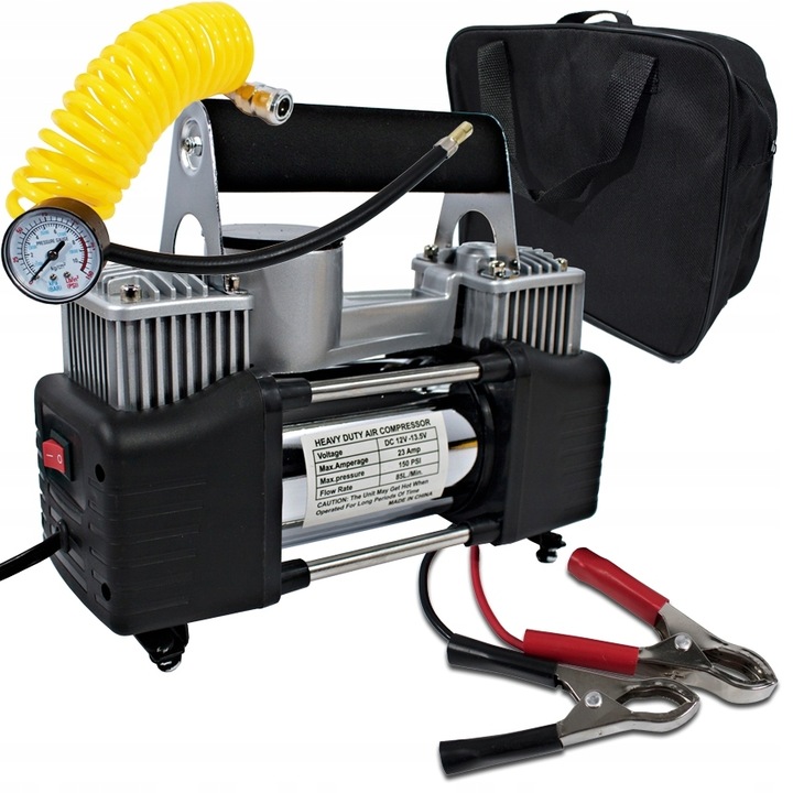 Automobilový kompresor CarCommerce 42706 dvoupístový 12 V domácí kompresory