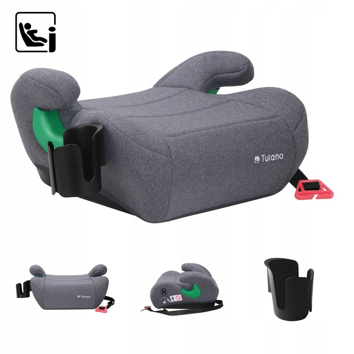 Autosedačka 15-36 kg TULANO i-Size podsedák 125-150 cm