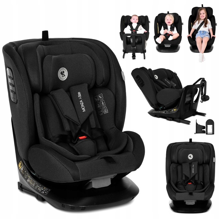 Autosedačka ISOFIX 40-150 cm OTOČNÁ 360° Lorelli Monza