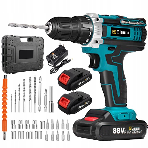 AKU VRTACÍ ŠROUBOVÁK S PŘÍKLEPEM A RÁZOVÝ UTAHOVÁK 2x AKU RÁZOVÝ ŠROUBOVÁK 18V