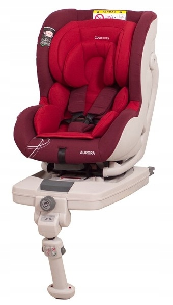 AURORA Coto Baby autosedačka Isofix 0-18 kg - červená 02