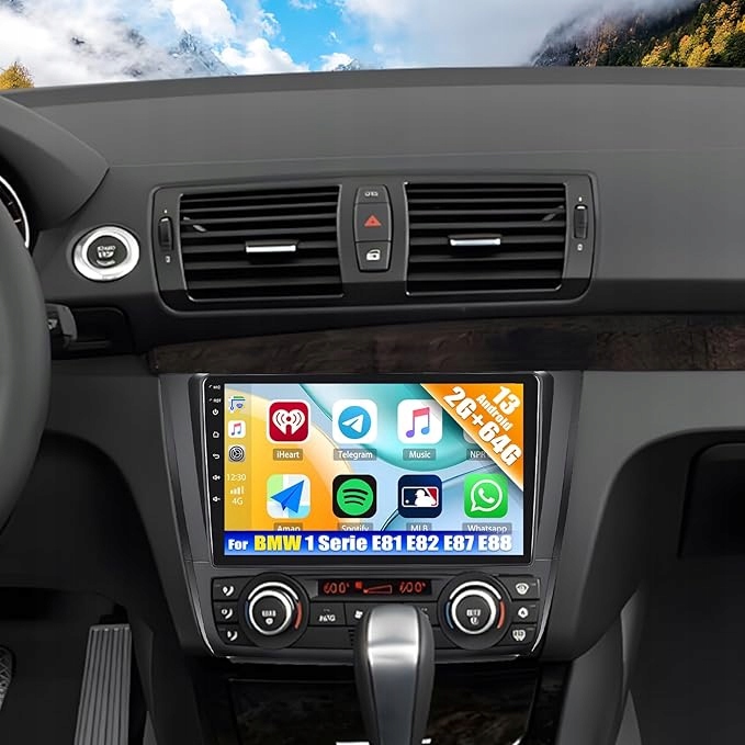 Autorádio 2DIN Android BMW 1-série 1série E87 E81 E82 E88 2004-2011