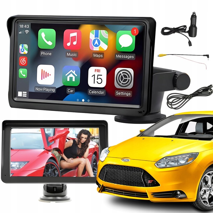 AUTORÁDIO ANDROID AUTO 7 PALCŮ CARPLAY APPLE VIDEO BEZDRÁTOVÉ