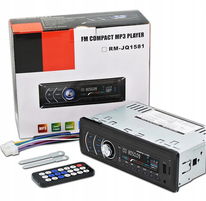 Autorádio FORTRADE AUTORÁDIO 1-DIN BLUETOOTH USB SD AUX MP3 1-DIN