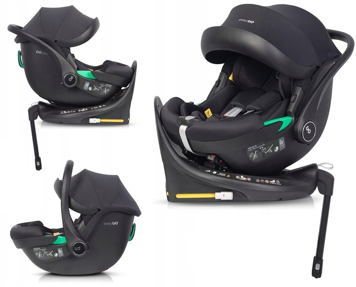 Autosedačka Easy Go BUZ PRO 0-13 kg Otočná základna ISOFIX R129 ISIZE