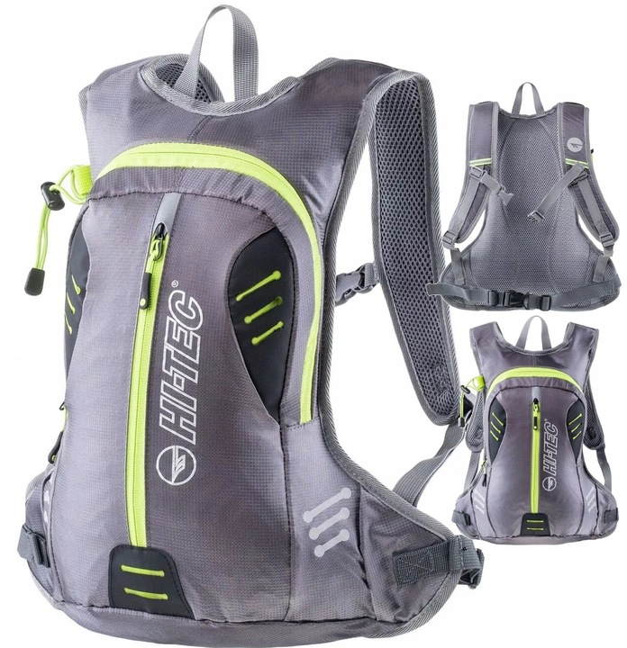 BATOH HI-TEC IVO ŠEDÝ NA KOLO, BĚŽECKÉ LYŽE, 6L, SPORTOVNÍ AKCE