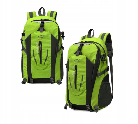 Batoh velký 40L zelený, lehký, voděodolný, trekingový, unisex