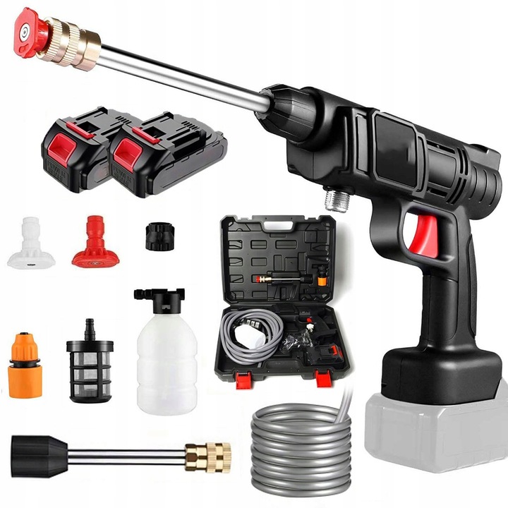 BEZDRÁTOVÁ AKUMULÁTOROVÁ TLAKOVÁ MYČKA VÝKONNÁ + TRYSKA + AKU
