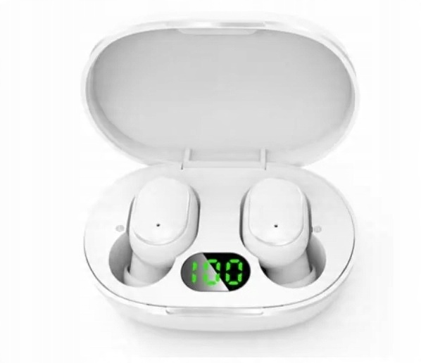 Bezdrátová bluetooth sluchátka bílá