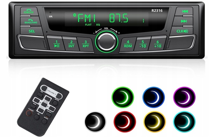 BLUETOOTH AUTORÁDIO AUX FM AM USB SD