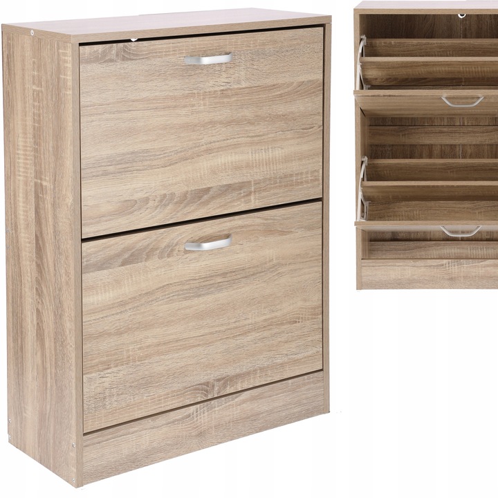 botník regál 2 KOMORY OBUV komoda prostorná do předsíně REGÁL