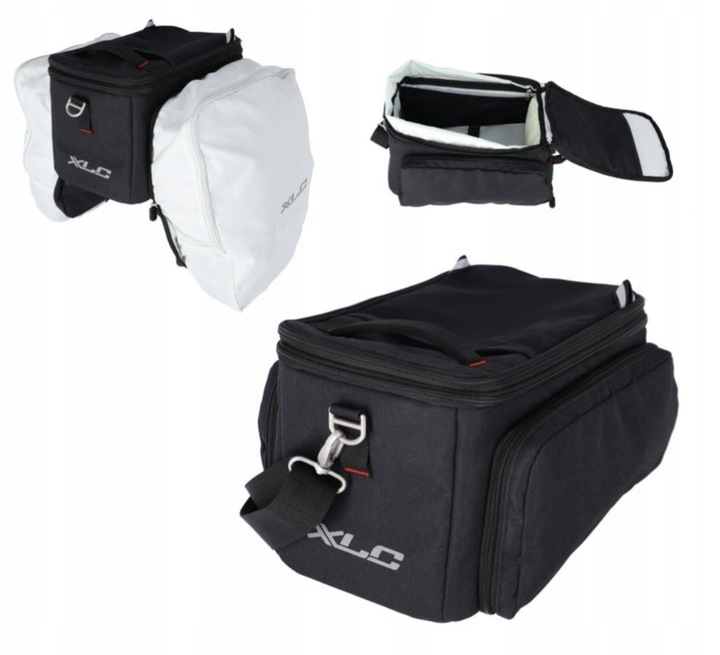 Brašna na kolo na nosič XLC BA-M01 5v1 MIK Racktime AVS Carry More