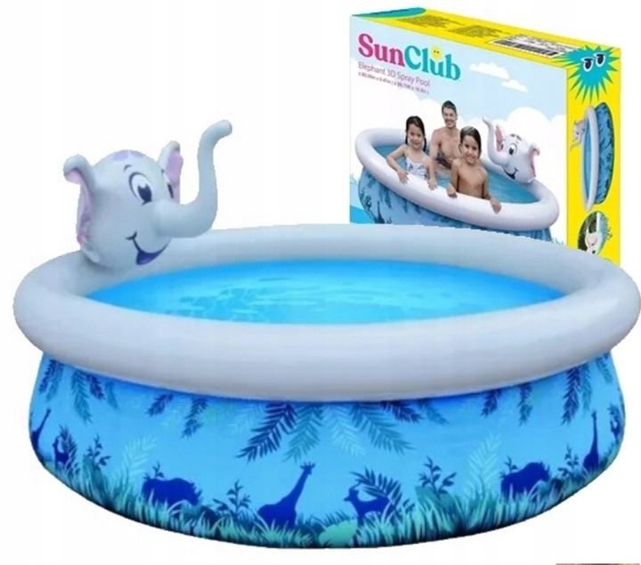 Bazén 205 x 67 cm 3D Elephant 17821 Avenli