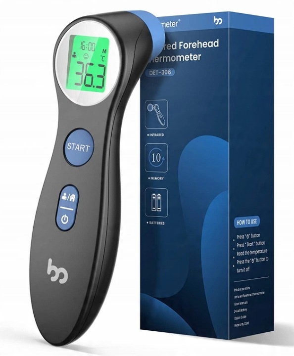 BEZKONTAKTNÍ TEPLOMĚR DIGITÁLNÍ TEPLOMĚR DET-306