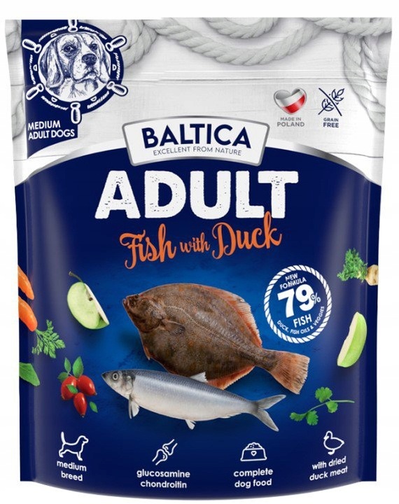 Baltica Baltic Fish with Duck Adult Baltské ryby s kachnou M 1 kg