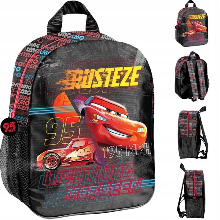 Batoh 3D Blesk Auta Cars do školky Výletní pro chlapce