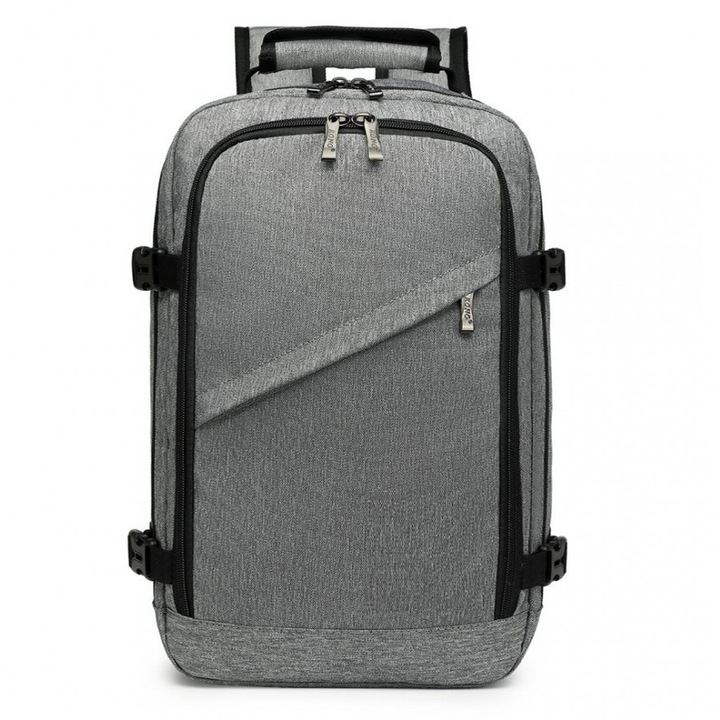 Batoh Belveder RYANAIR do letadla 40x30x20, kabinový, šedý, expandér