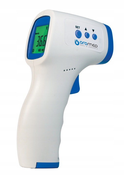 BEZKONTAKTNÍ LÉKAŘSKÝ TEPLOMĚR ELEKTRONICKÝ INFRAČERVENÝ PRO DĚTI BABY BASIC