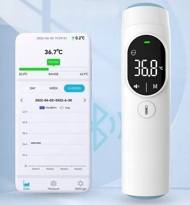 bezkontaktní lékařský teploměr INFERNO s aplikací SLEVA