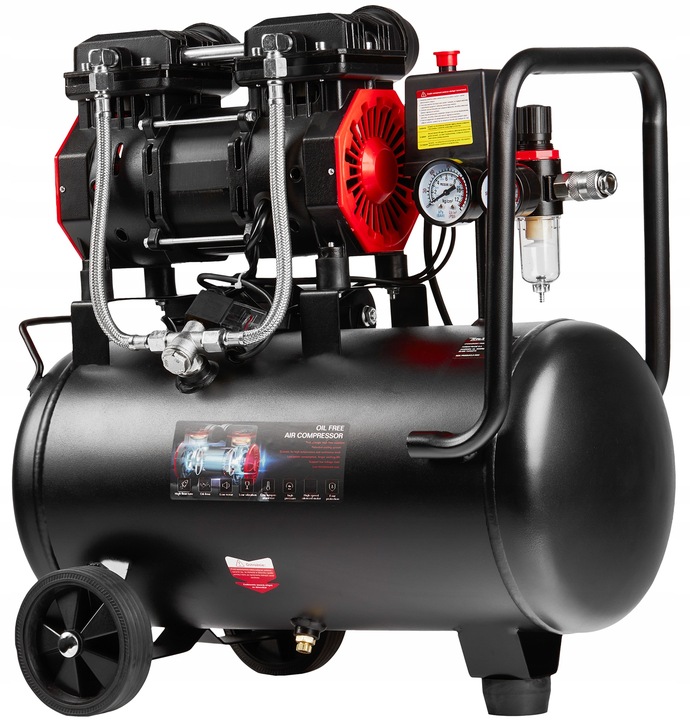 Bezolejový kompresor Kraft&Dele KD1386 50 l 8 bar