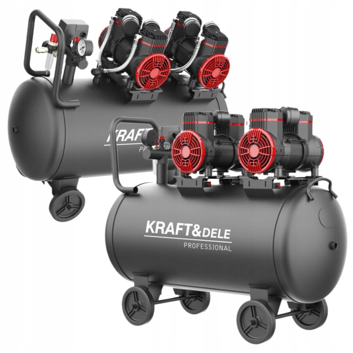 Bezolejový kompresor Kraft&Dele KD1392 100 l 8 bar