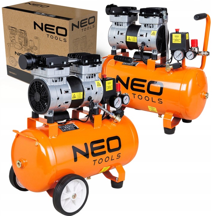 Bezolejový kompresor NEO TOOLS 12K021-1 24 l 8 bar