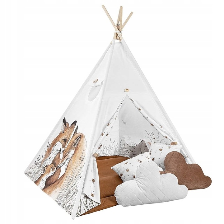 BABYSTEPS Stan se 4 ozdobnými polštářky