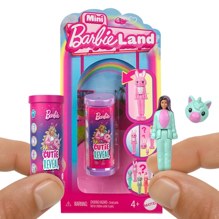BARBIE MINI BARBIELAND CUTIE REVEAL MINI PANENKA V KOSTÝMU ZVÍŘÁTKA