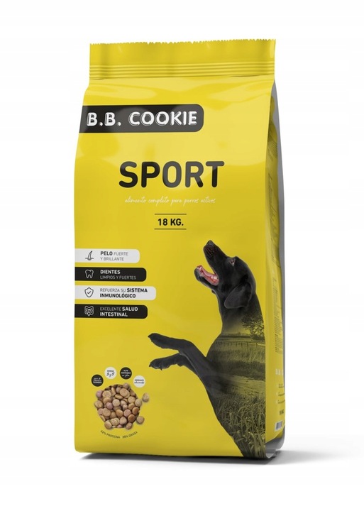 B.B. COOKIE SPORT pro aktivní psy 18 KG
