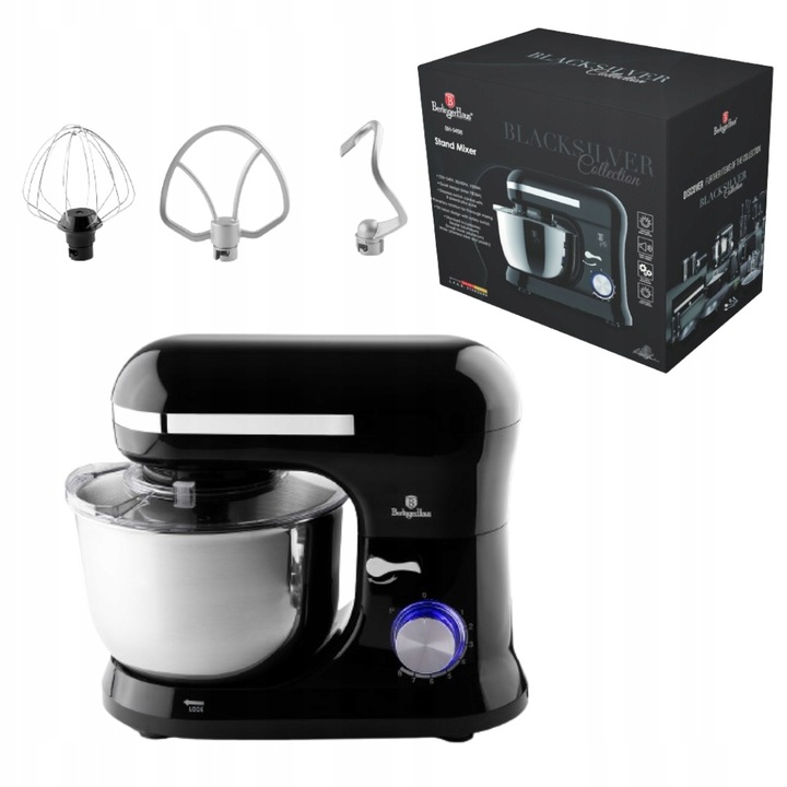 BerlingerHaus Mixér s mísou BLACK SILVER BH-9498 1000W černý