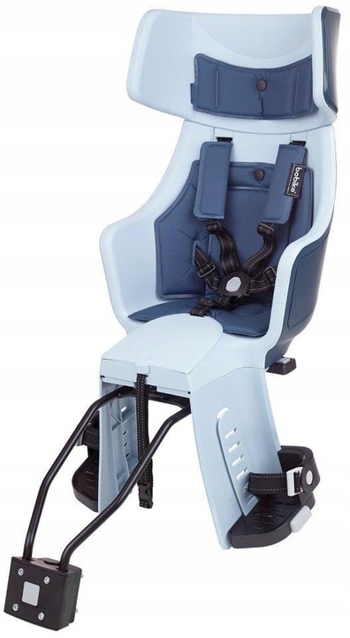 Bobike Exclusive Tour Plus LED – cyklosedačka připevněná k rámu | Denim SLEVA