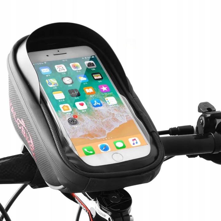 Brašna na kolo na řídítka Vodotěsná Brašna s krytem na telefon YaleBike VÝPRODEJ