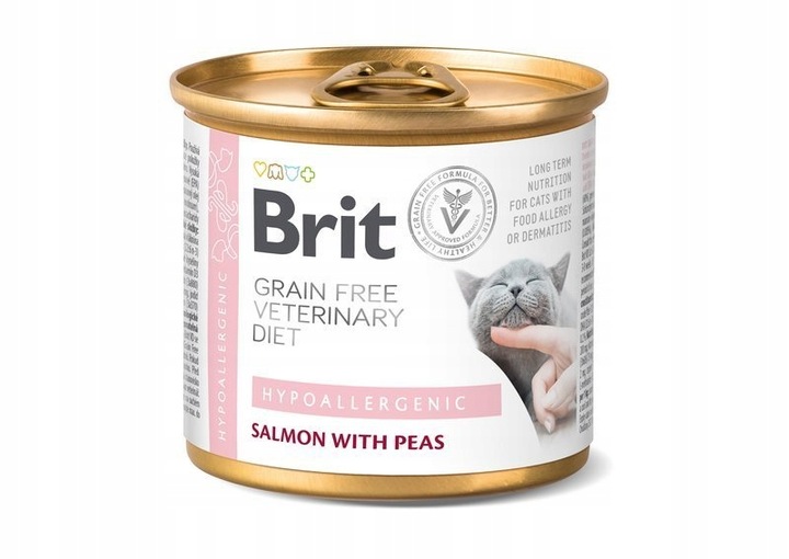 Brit Grain Free Veterinary Diets Cat Can Hypoalergenní 200g