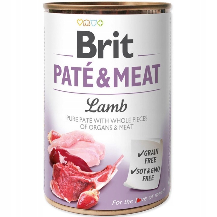 BRIT PATE&MEAT KRMIVO PRO PSY JEHNĚČÍ 400G