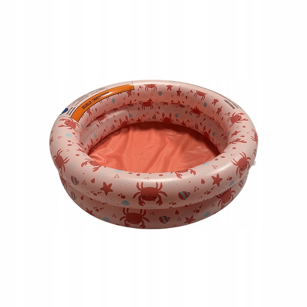 BAZÉNEK PRO DĚTI NA PLÁŽ 60 CM ČERVENÝ CRAB THE SWIM ESSENTIALS