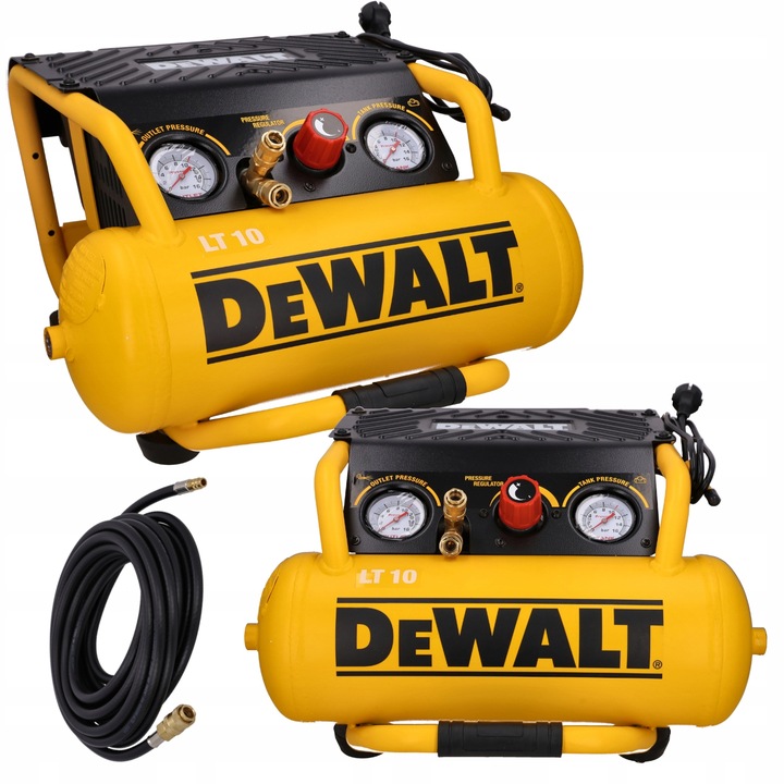 Bezolejový kompresor kompresor DEWALT DPC10RC 10L 10bar 214 l/min 2 km