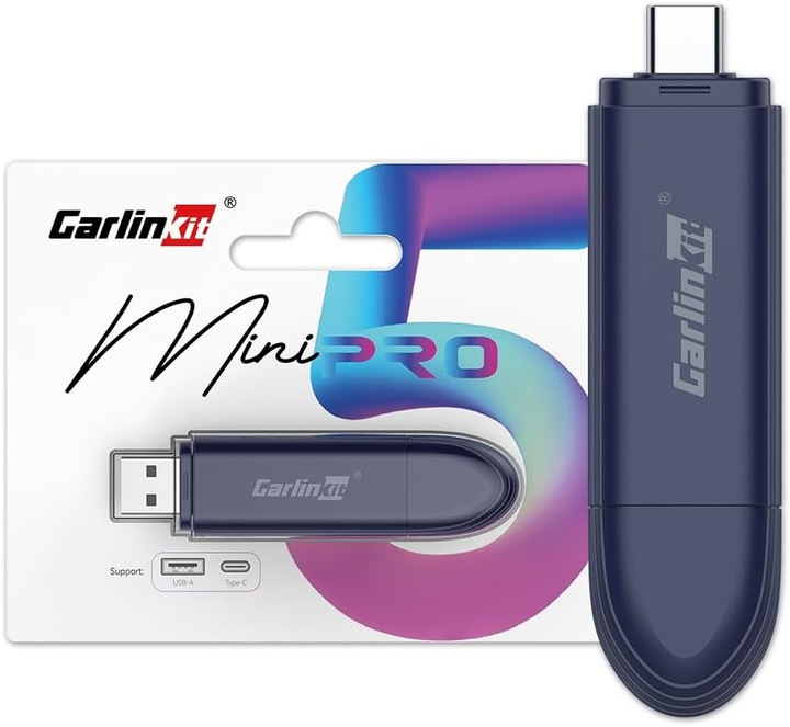 Bezprzewodowy adaptér CarlinKit Mini SE PRO CarPlay Bluetooth USB samochodu