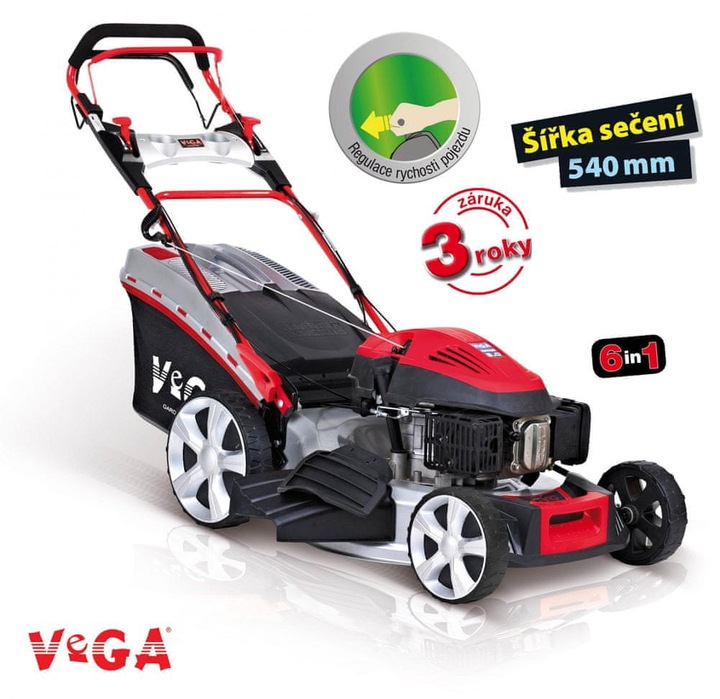 Benzínová sekačka Vega pohon kol š. sečení 54 cm poj. motoru 190 cm³ poj.
