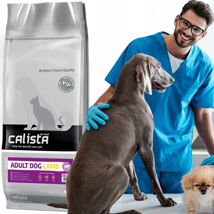CALISTA SUCHÉ KRMIVO PRO PSY JEHNĚČÍ 3 KG OVČÁK LAMBRADOR HUSKY LEVNĚ