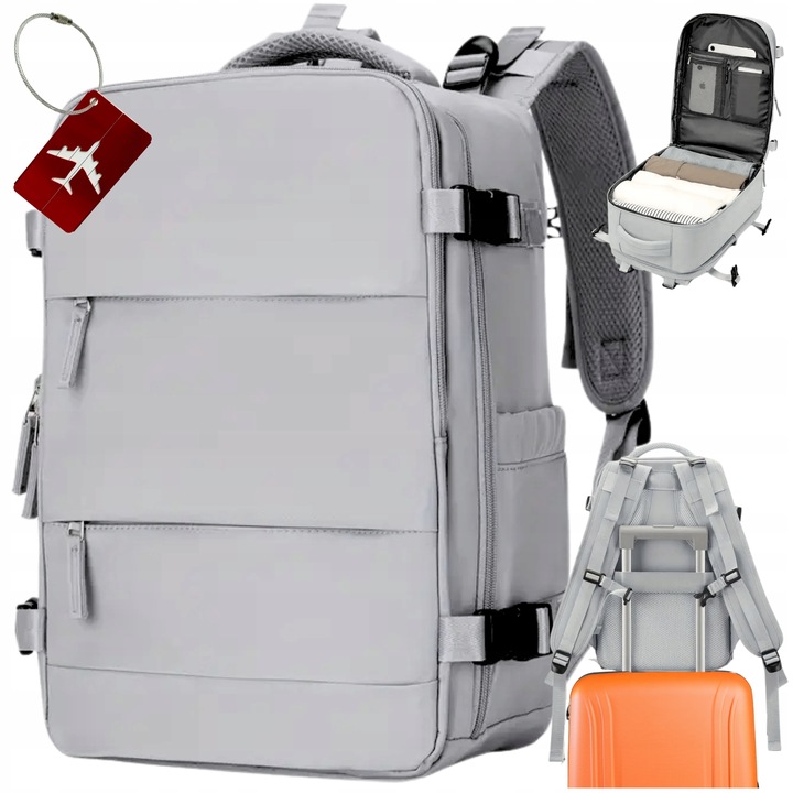 CESTOVNÍ BATOH S ZAVAZADLY DO LETADLA RYANAIR A WIZZAIR BONUS VIZZA 40x25x20