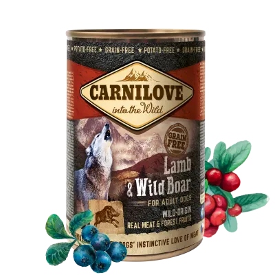 Carnilove Wild Meat Lamb & Wild Boar 6 x 400 g