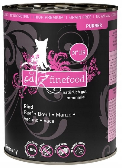 Catz Finefood Purrrr N.119 Hovězí konzerva 400 g