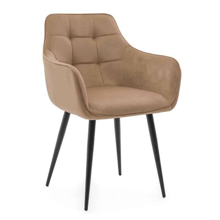 ČALOUNĚNÁ VELUROVÁ ŽIDLE DO OBÝVÁKU JÍDELNY MODERNÍ GLAMOUR GALLO nejlevnější