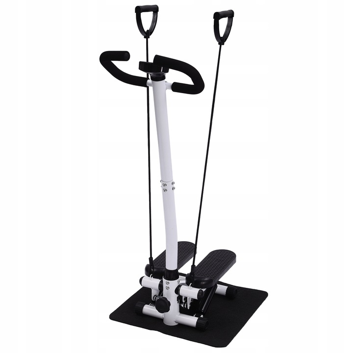 Černý fitness stepper s držadlem, Fitness vybavení